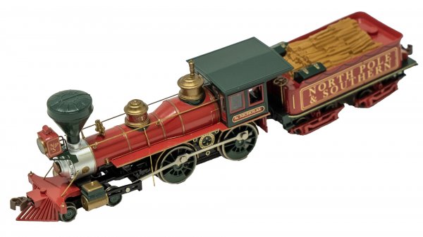 (image for) 4-4-0 American - North Pole & Southern® #1 (with Wood Load)