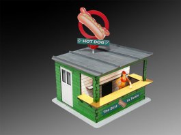 Hot Dog Stand w/Light & Rotating Banner Kit