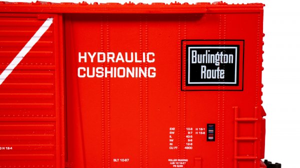 (image for) 40' Hi-Cube Boxcar - Burlington #19826