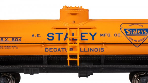 (image for) 40' Single-Dome Tank Car - Staley #604