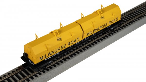 (image for) 55' Steel Coil Car - Milwaukee Road #92258 (with load)