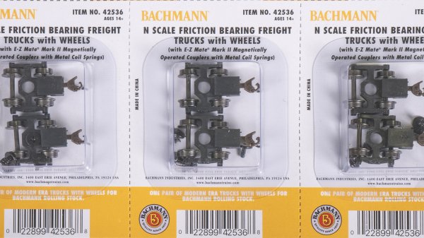 (image for) Friction-Bearing Freight Trucks with Wheels