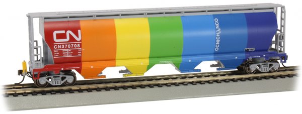 (image for) Cylindrical Grain Hopper with Flashing End of Train Device - CN Demonstrator #370708