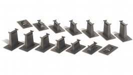 (image for) 14-Piece Graduated Pier Set (HO Scale)