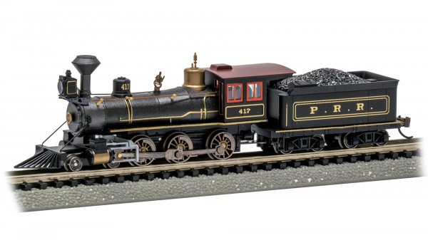 (image for) 19th Century 4-6-0 - Pennsylvania #417 with Coal Load