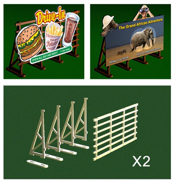 (image for) O Scale Billboard Kit