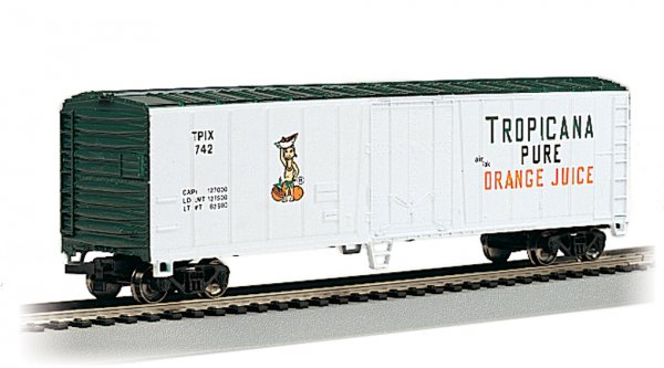 (image for) 50' Steel Reefer - Tropicana - Wht & Grn
