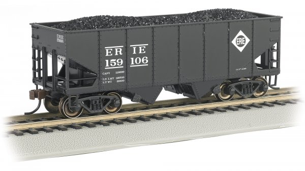 (image for) 55-Ton 2-Bay USRA Outside Braced Hopper - Erie #159106