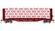 (image for) 52' Center-Beam Flatcar with Lumber Load - Canadian National #604215