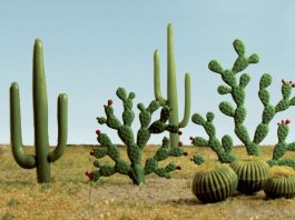 Mixed Cacti - 1/4" to 2.5" Tall (15 per pack)