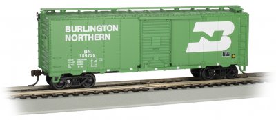 40' Box Car - Burlington Northern