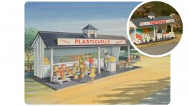 (image for) 75th Anniversary Plasticville® Roadside Stand