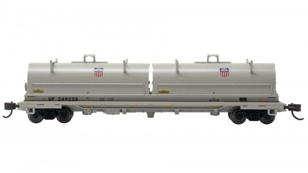 (image for) 55' Steel Coil Car with Coil Load - UNION PACIFIC® #249225 with ROUNDED HOOD