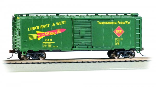 (image for) Toledo, Peoria & Western #610 - 40' Box Car (HO Scale)