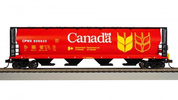 (image for) Cylindrical Grain Hopper with Flashing End of Train Device - Canada Grain #606902