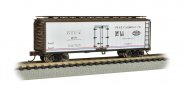 Pure Carbonic Company-40' Wood-side Refrigerated Box Car
