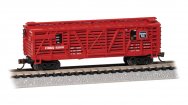 Animated Stock Car - CB&Q #52105 with Cattle