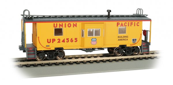 (image for) Union Pacific® - Bay Window w/ Roof Walk Caboose (HO Scale)