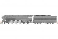 (image for) Dreyfuss Streamlined Hudson - New York Central #5448 (1940 livery w/Boxpok drivers) (DCC SOUND ON BOARD®)