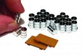 Oil Drums - Kit (24 per Pack) (HO Scale)