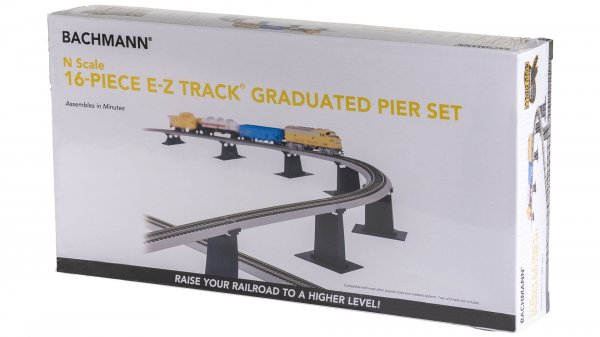 (image for) 16-Piece Graduated Pier Set (N Scale)