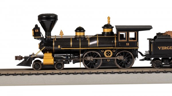 (image for) 4-4-0 American - Virginia & Truckee #12 "Genoa" w/ Wood Load (DCC Sound Value)