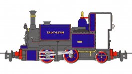 (image for) Narrow Gauge 0-4-2ST Talyllyn - Blue