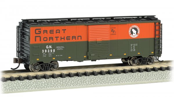 (image for) AAR 40' Steel Box Car - Great Northern