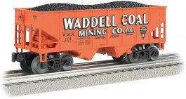 Waddell Coal - 55-Ton 2-Bay USRA Outside Braced Hopper