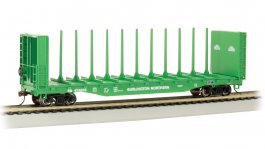 (image for) 52' Center-Beam Flatcar - Burlington Northern #615816