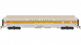 (image for) 85' Budd Full Dome - Grand Canyon #8742 "Fred Harvey"