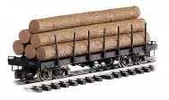 Flat Car with Logs (Large Scale)