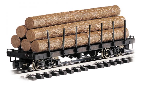 (image for) Flat Car with Logs (Large Scale)
