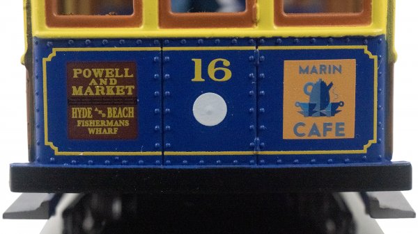 (image for) Cable Car with Grip Man - Blue & Tan #16