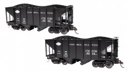 2-Bay Steel Hopper - Consolidated Narrow Gauge RR #3008 & #3074