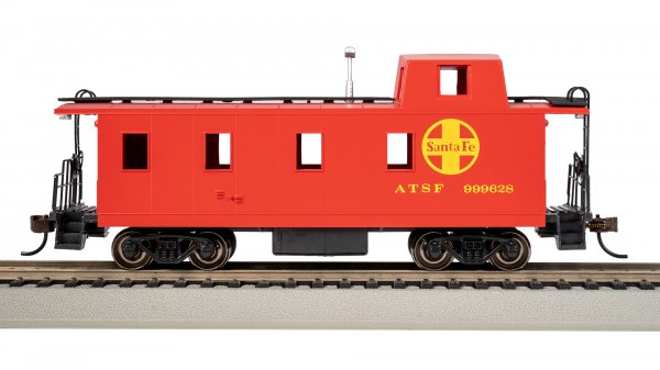 (image for) Streamlined Caboose with Offset Cupola - Santa Fe #999628