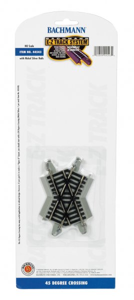 (image for) 45 Degree Crossing (HO Scale Nickel Silver)