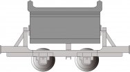(image for) V-Tipper Wagon - Dark Gray