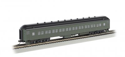 Painted Unlettered - Pullman Green - 72' Coach (HO Scale)