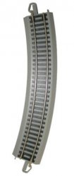 thumbnail image 2 of Bachmann HO Scale Nickel Silver/Gray EZ-Track 33.25in Radius 12-Degree Curve (4 2 of 14