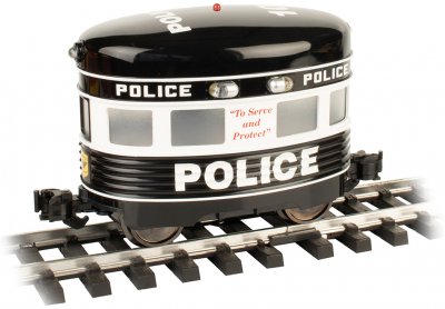 Police with Flashing Roof Light - Eggliner
