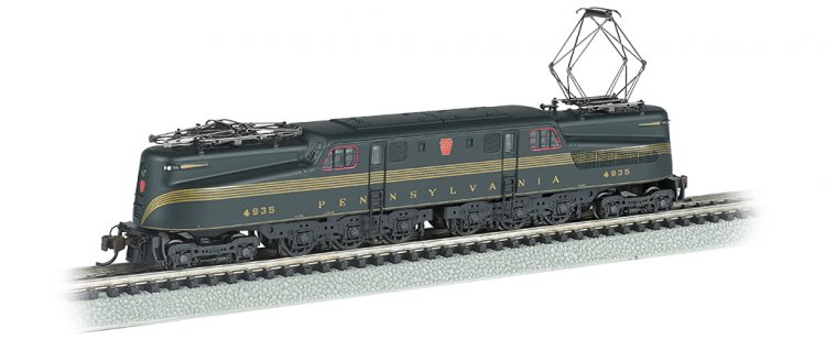 (image for) PRR GG-1 #4935 – Brnswck Green 5 Stripe DCC Sound (N Scale) - Click Image to Close