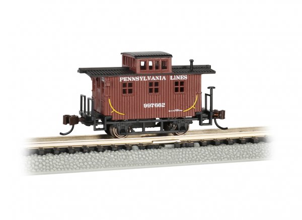 (image for) Pennsylvania Lines - Old-Time Caboose (N scale)