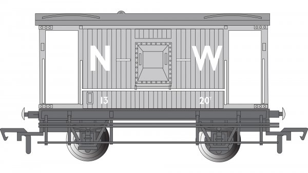 (image for) 20 Ton Brake Van - North Western