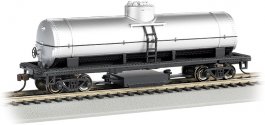 Track-Cleaning Single-Dome Tank Car - Unlettered - Silver