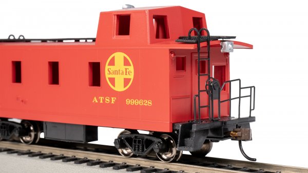 (image for) Streamlined Caboose with Offset Cupola - Santa Fe #999628