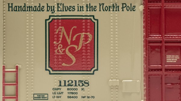 (image for) Hi-Cube Box Car - North Pole & Southern® #112158 - Toys