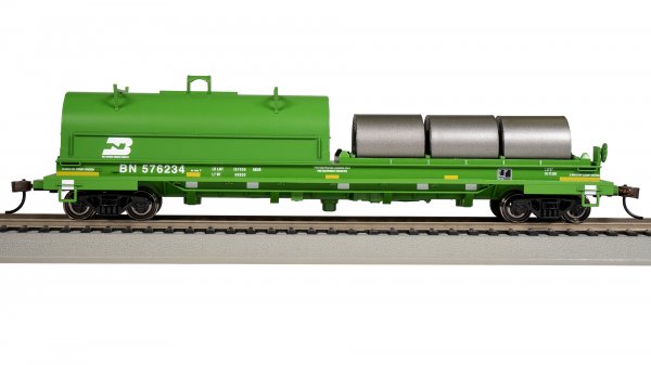 (image for) 55' Steel Coil Car - Burlington Northern #576234 (with load)