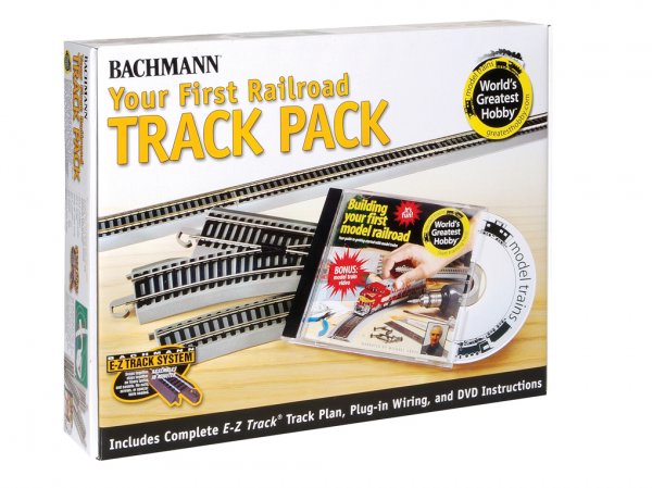 (image for) Nickel Silver First Railroad Track Pack (HO Scale)