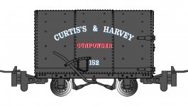 (image for) Narrow Gauge FFESTINIOG RAILWAY GUNPOWDER WAGON - CURTIS’S & HARVEY #152